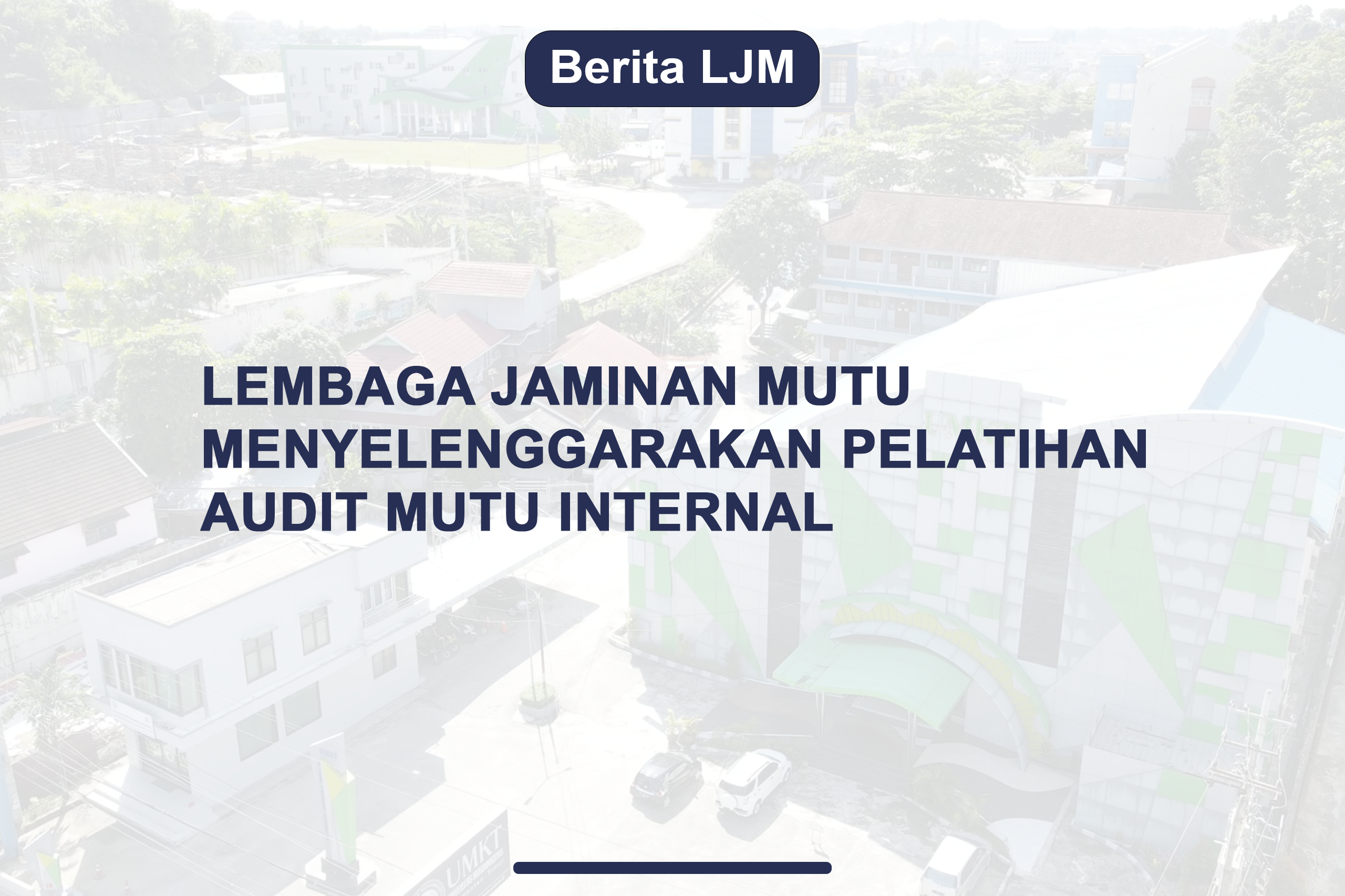 Lembaga Jaminan Mutu Menyelenggarakan Pelatihan Audit Mutu Internal