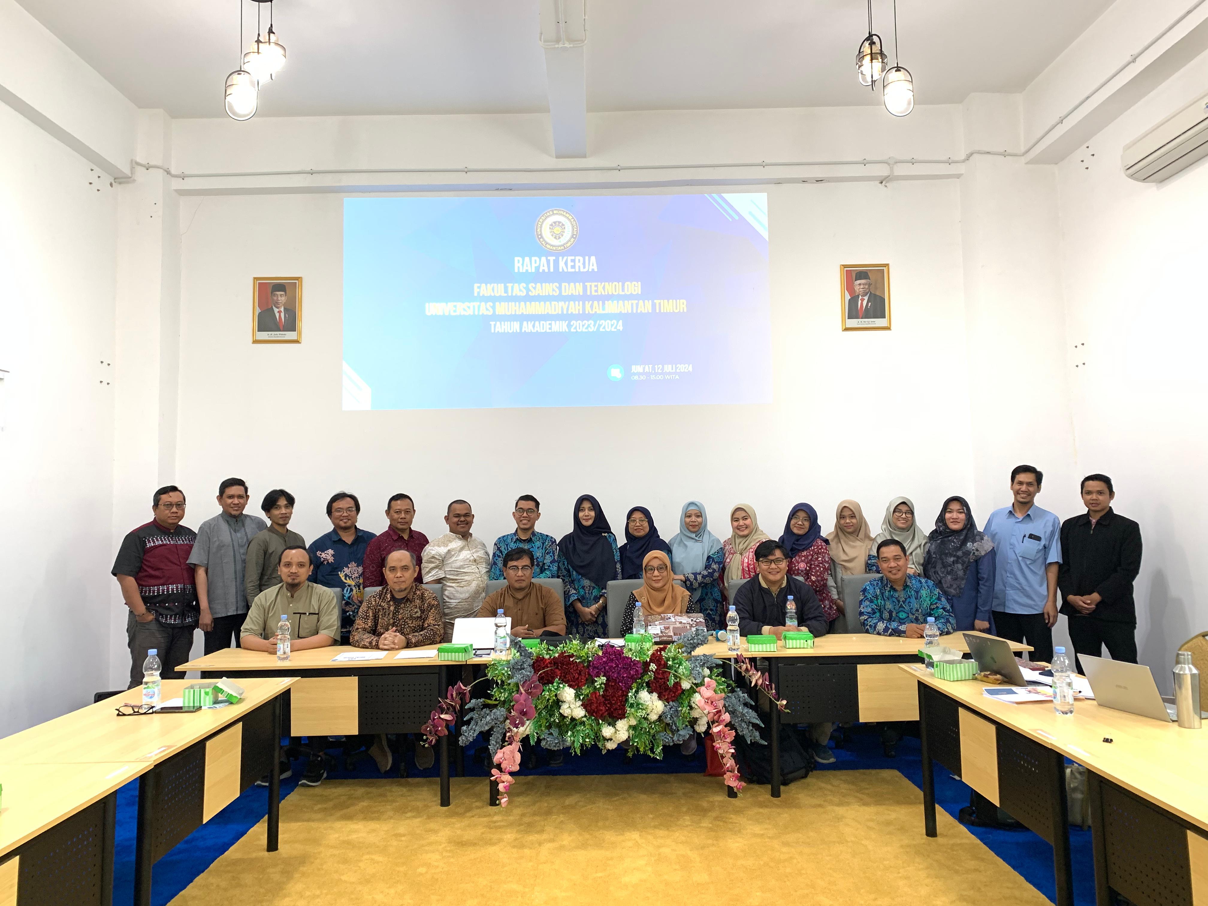 Rapat Kerja Fakultas Sains Dan Teknologi Universitas Muhammadiyah Kalimantan Timur 2024