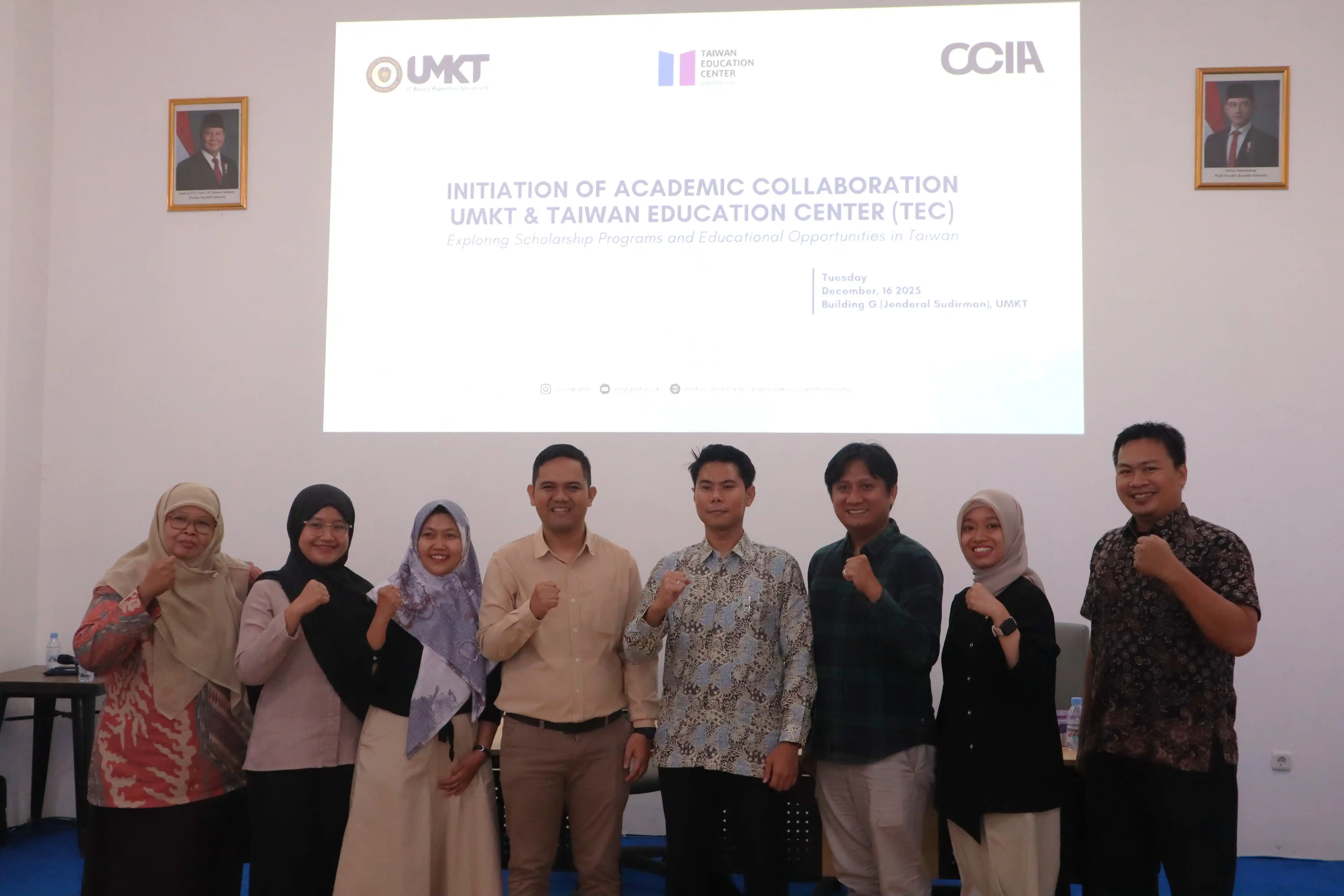 Assessing Academic Cooperation with Taiwan Education Center, UMKT Opens Doors to International Scholarships and Study Opportunities