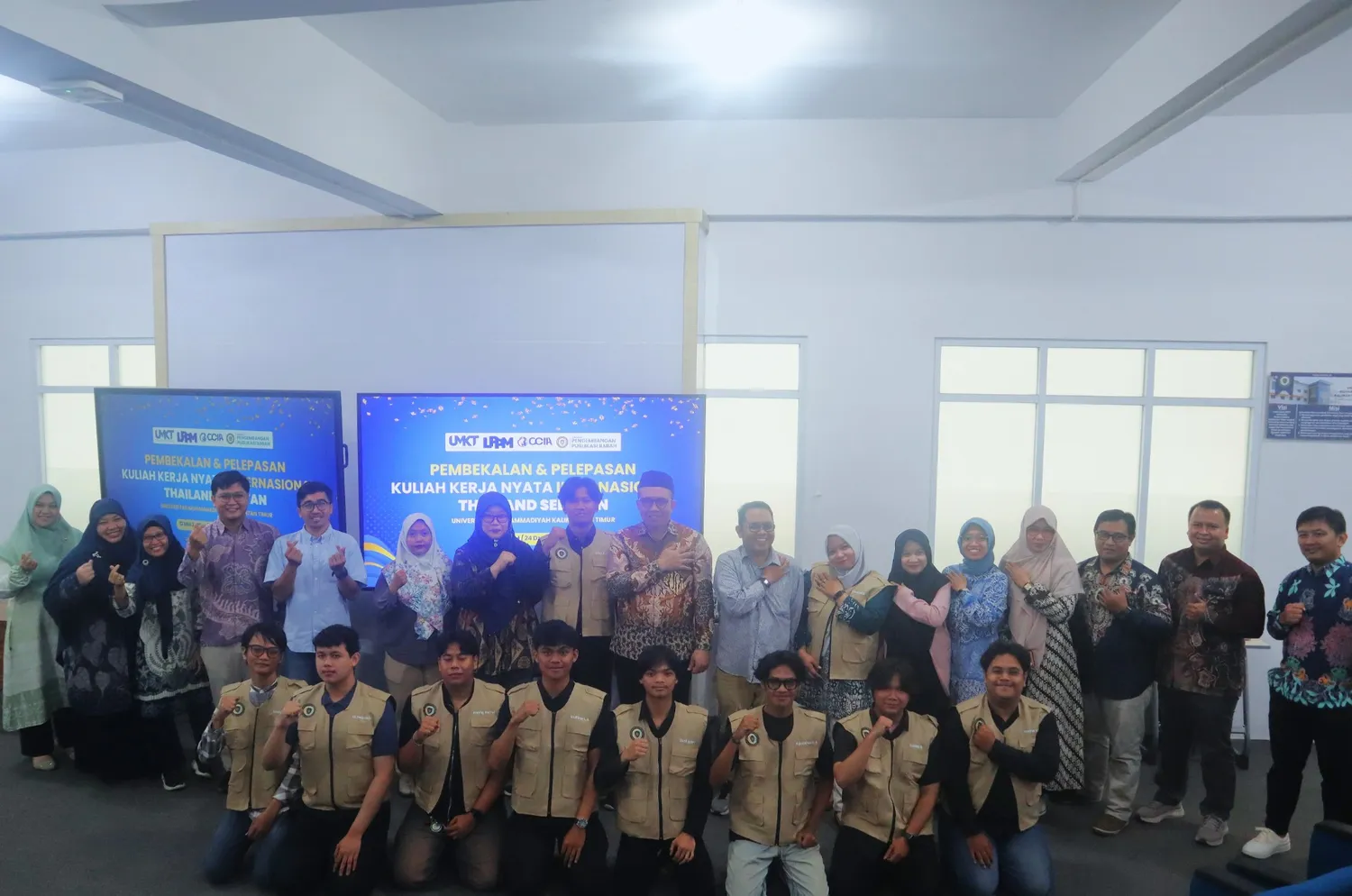 UMKT Teken Kontrak Hibah BIMA 2026 dan Lepas Mahasiswa KKN Internasional ke Thailand Selatan