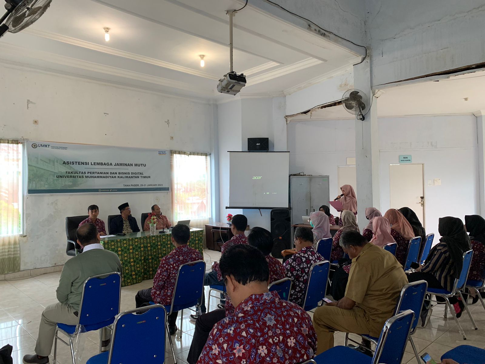 ASISTENSI LEMBAGA JAMINAN MUTU PADA FAKULTAS PERTANIAN DAN BISNIS DIGITAL UMKT TANAH GROGOT