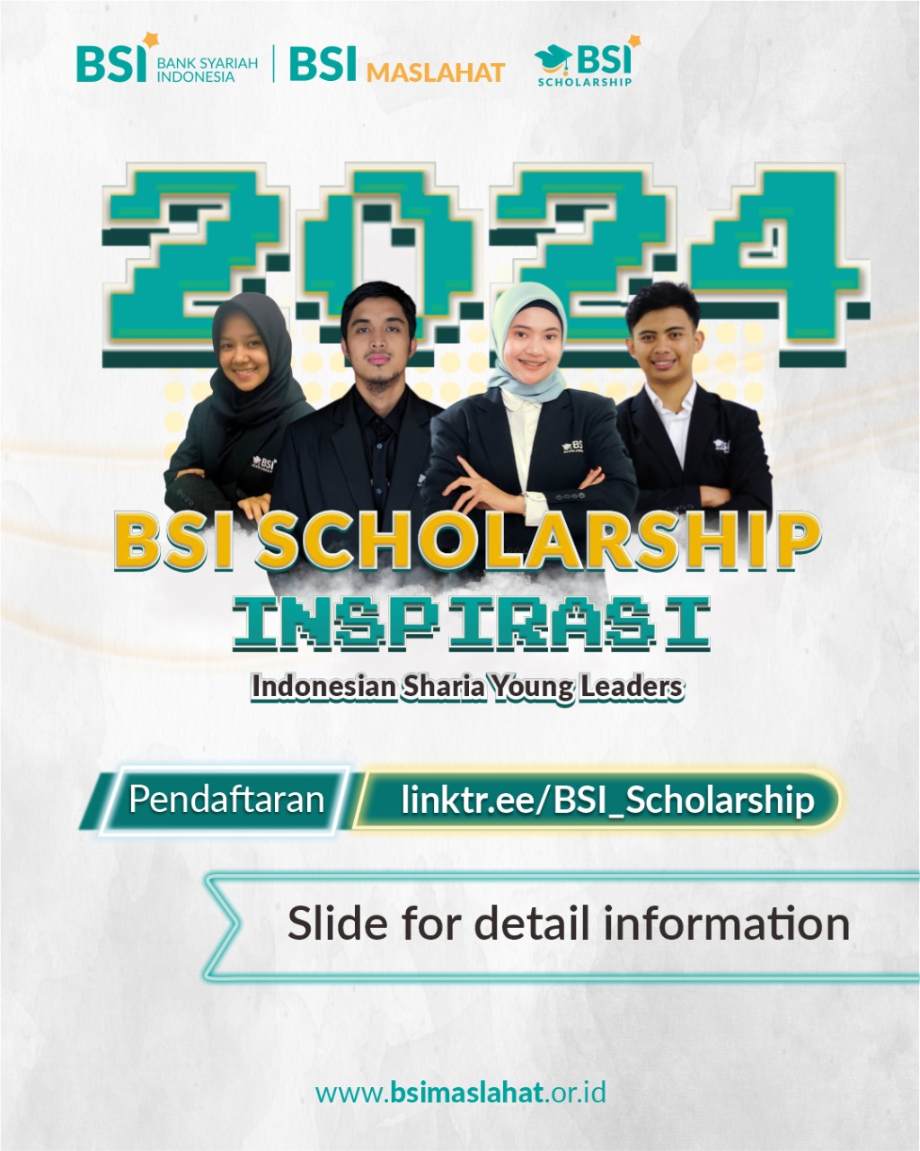 Pendaftaran Beasiswa BSI Scholarship Inspirasi 2024