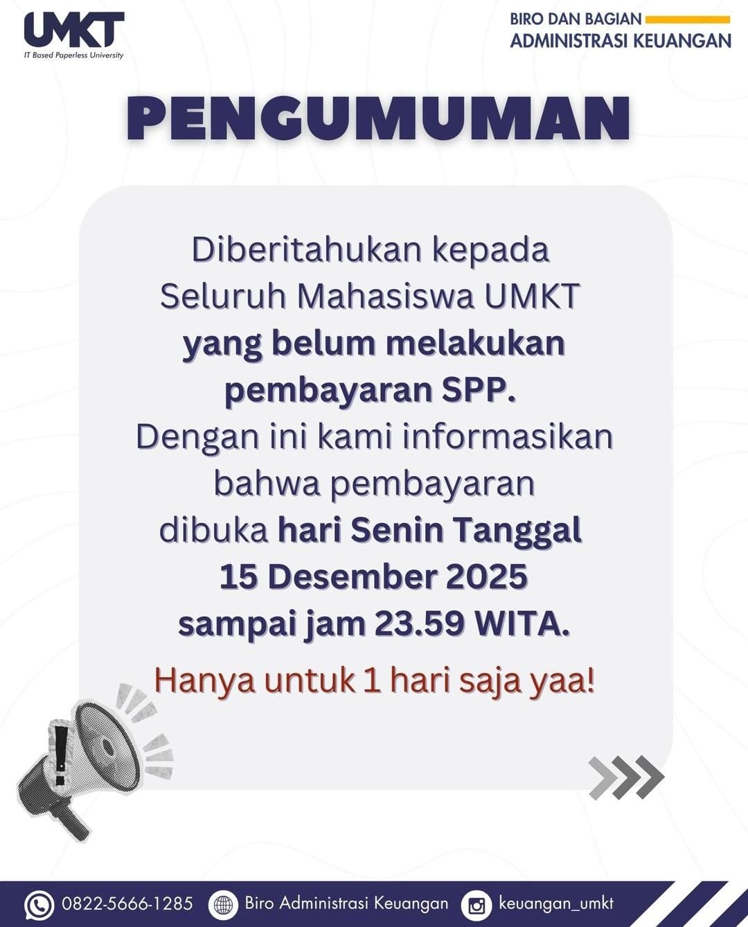 PERPANJANGAN MASA PEMBAYARAN