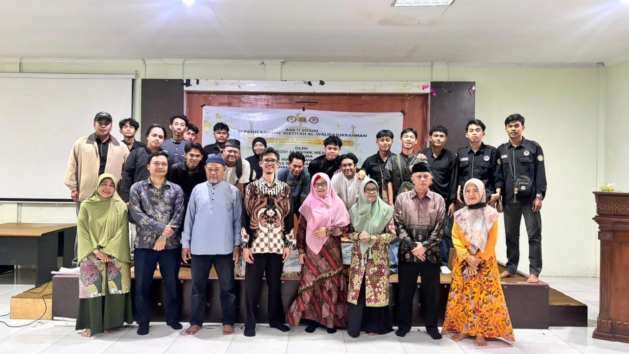 Bakti Sosial Ramadhan Teknik Mesin: Berbagi Energi Kebaikan di Panti Asuhan 'Aisyiyah Al Walidaturrahmah Samarinda