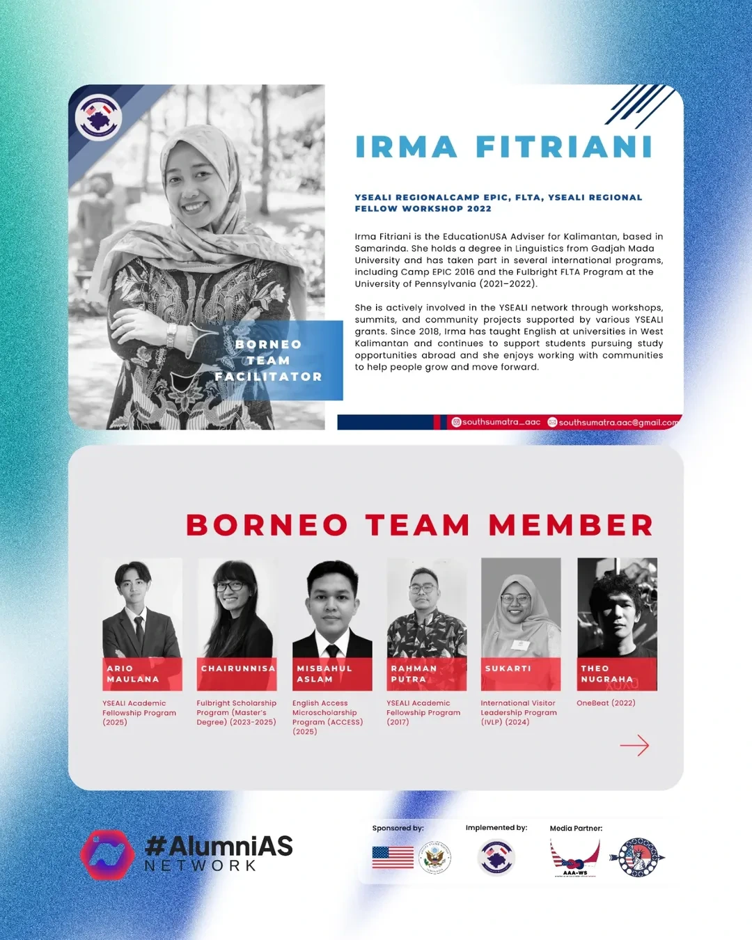Dosen Praktisi UMKT Terlibat dalam Program Internasional Alumni AS Untuk Pemberdayaan Pemuda Kalimantan