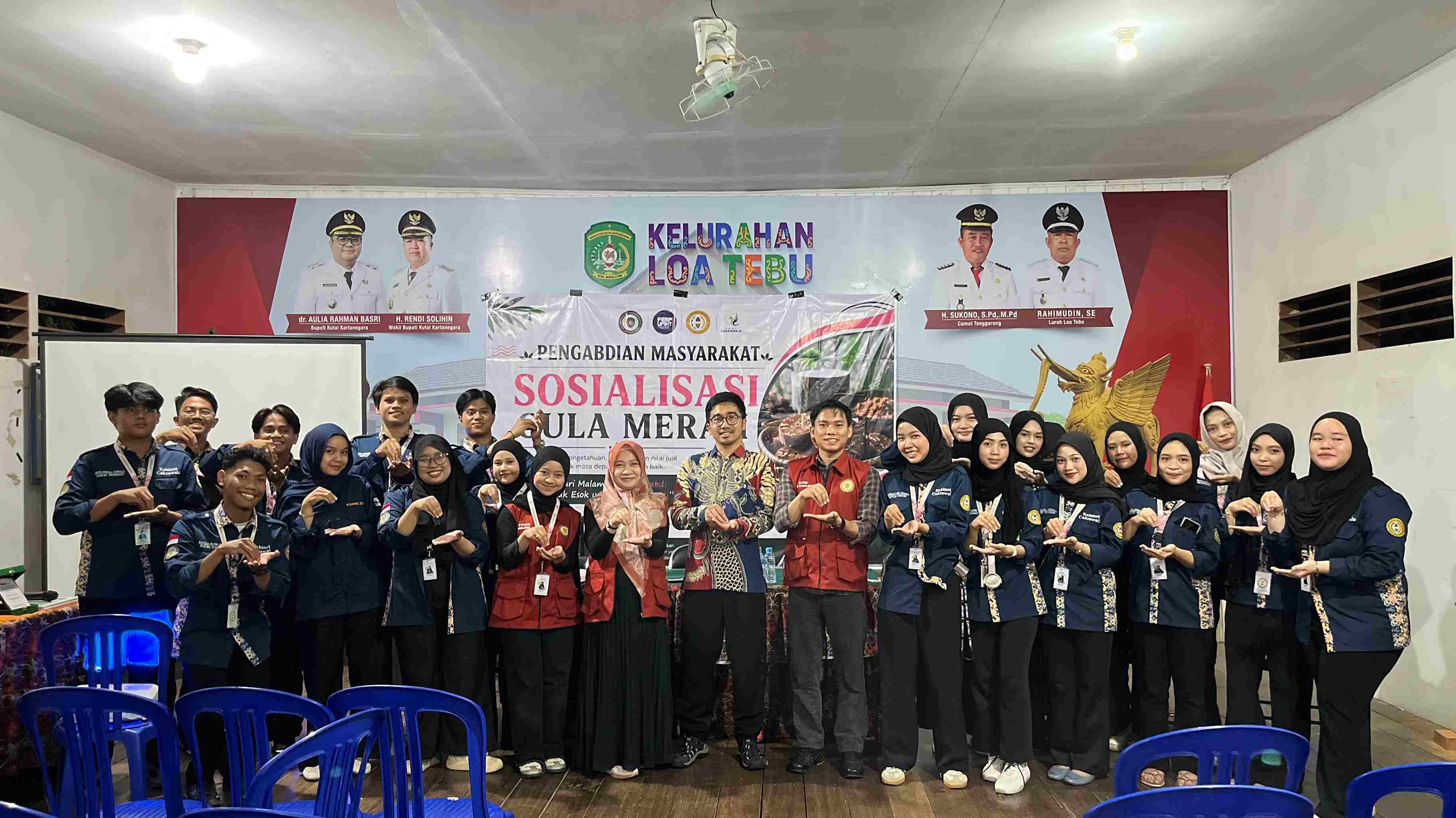 HMJM FEBP UMKT Wujudkan Pengabdian Nyata di Loa Tebu Melalui Program "Satu Malam Seribu Makna"