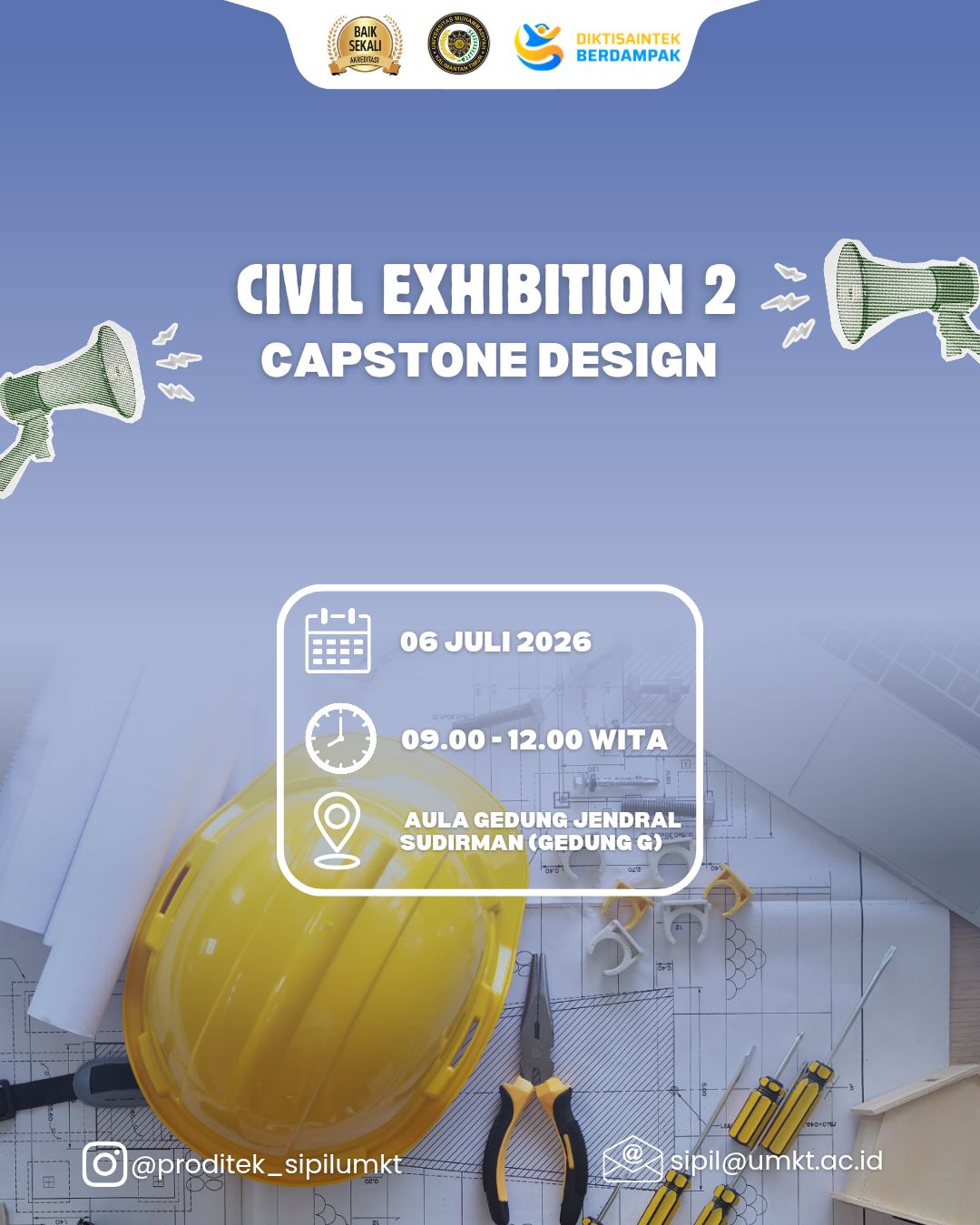 Pengumuman Pelaksanaan Exhibition Mata Kuliah Tugas dan Praktikum (Project Course)