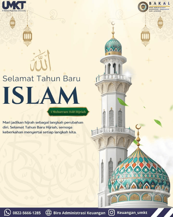 🌙✨ Selamat Tahun Baru Islam 1 Muharram 1448 Hijriah ✨🌙