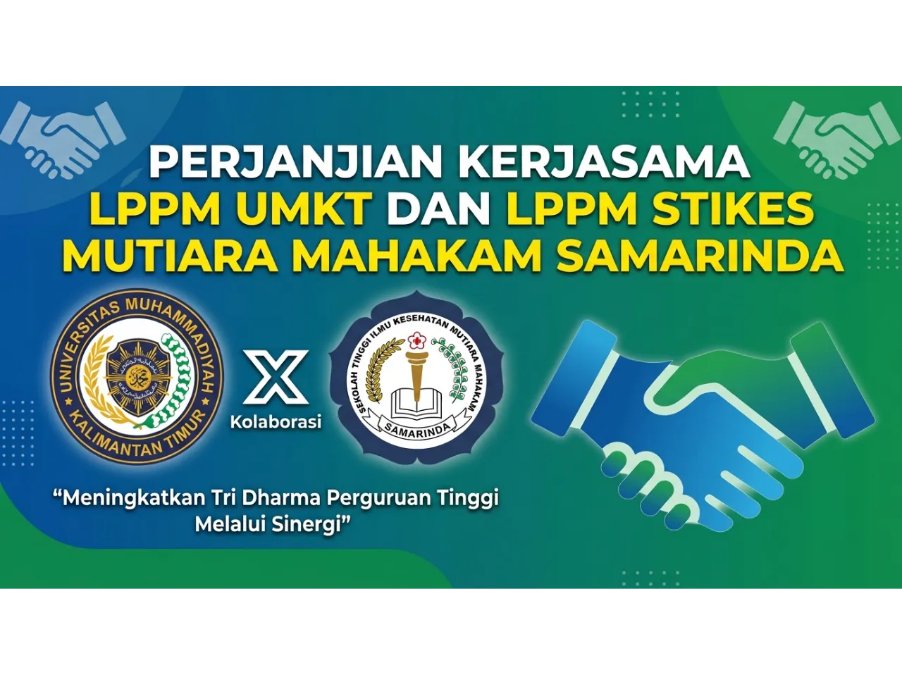Perkuat Riset Bidang Kesehatan, LPPM UMKT Tandatangani Kerja Sama dengan LPPM STIKES Mutiara Mahakam Samarinda