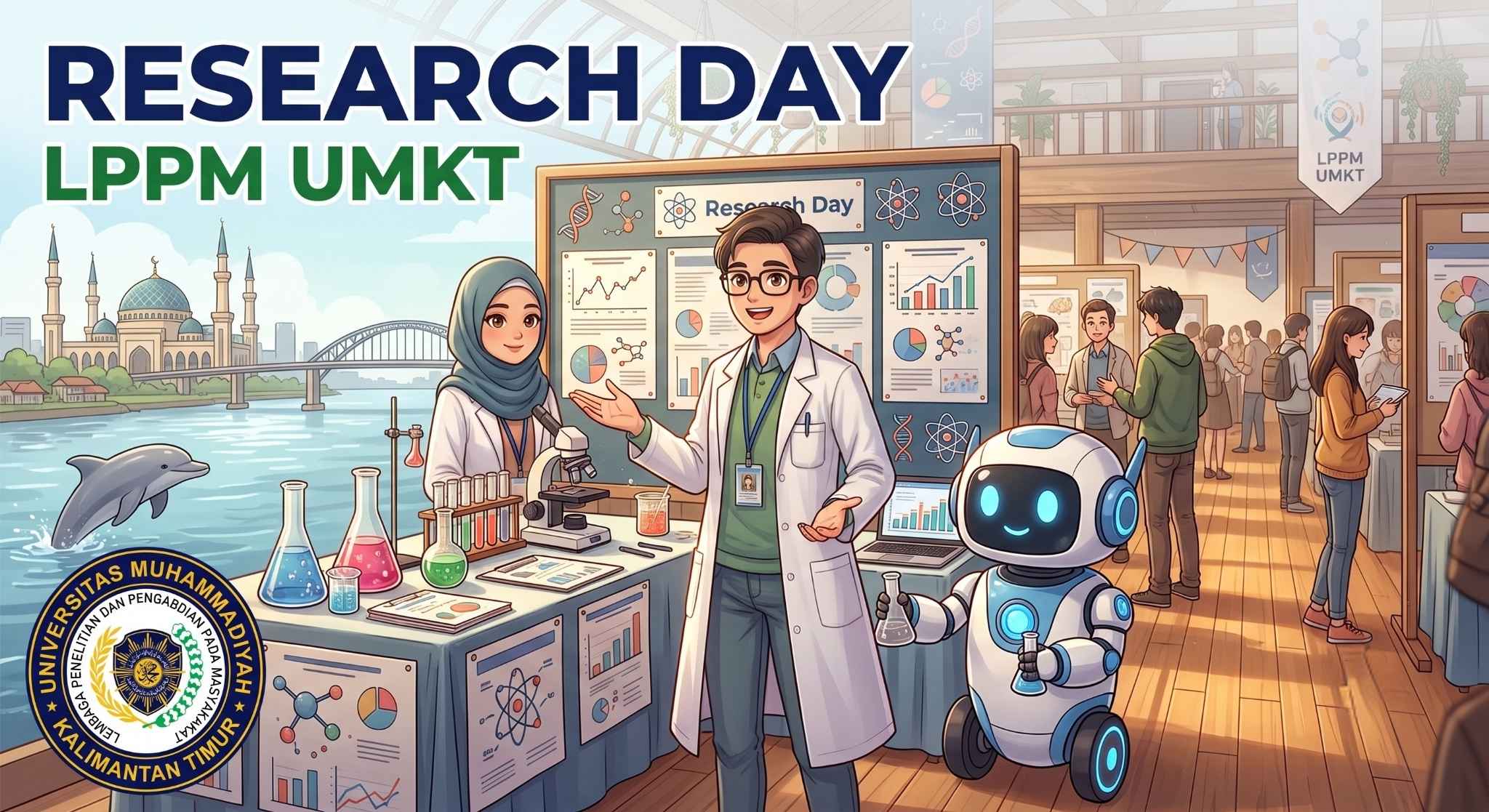 Tingkatkan Kualitas Riset, LPPM UMKT Gelar 'Research Day' Tinjau Proposal Hibah DPPM Tahun 2026