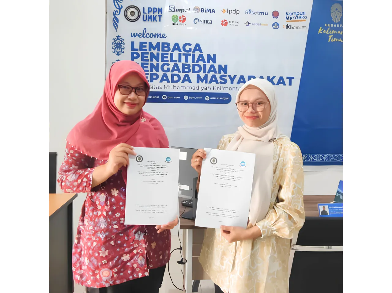 Sinergi Tri Dharma Perguruan Tinggi, LPPM UMKT Resmi Jalin Kerja Sama dengan LPPM UNU Kalimantan Timur