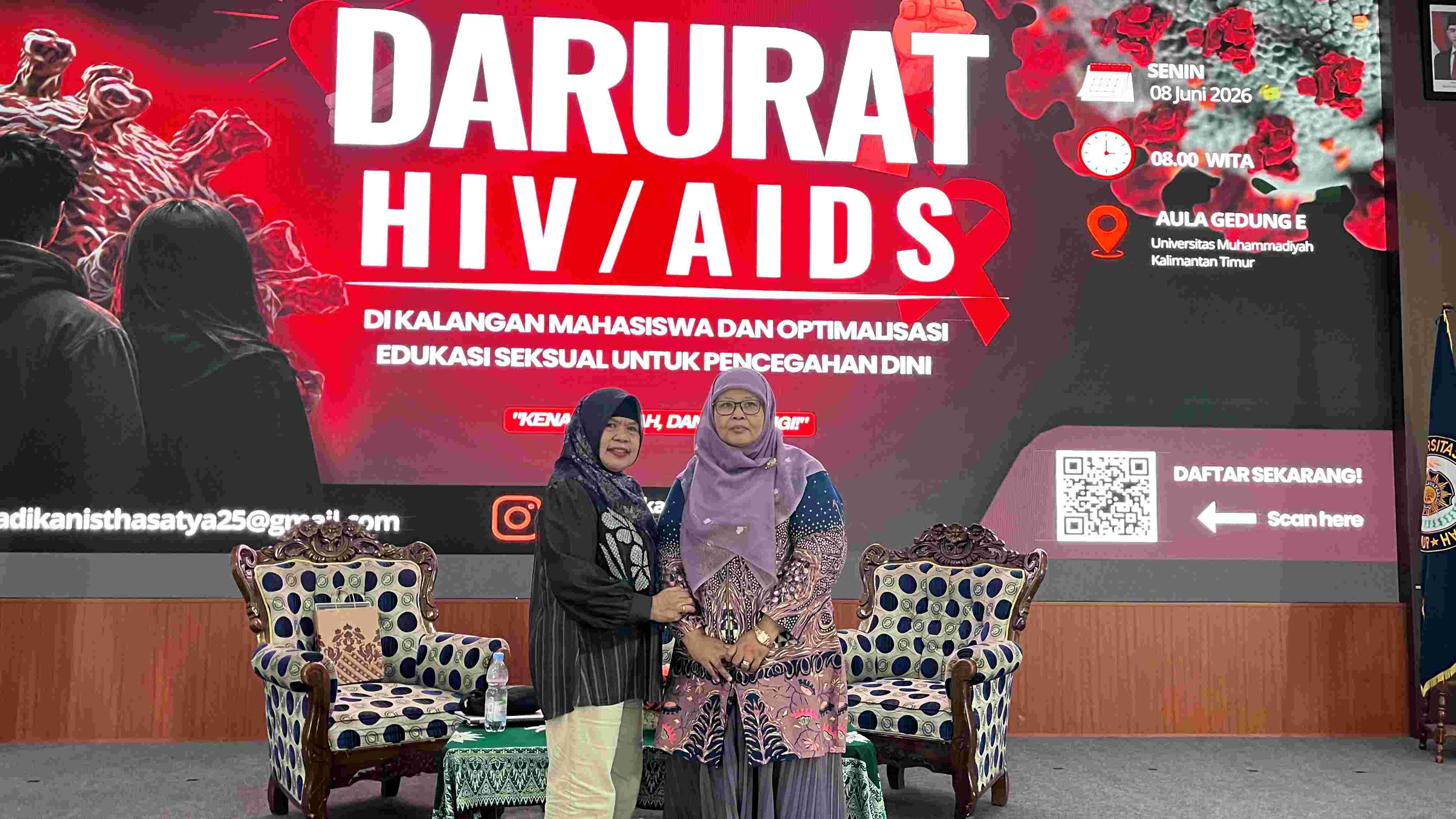 Soroti Darurat HIV/AIDS di Kalangan Mahasiswa, HIMADIKA D3 Keperawatan UMKT Gelar Seminar Edukasi Seksual