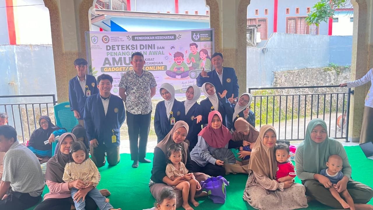 Program Studi Diploma III Keperawatan FIK UMKT Gelar Pengabdian Masyarakat tentang Deteksi Dini dan Penanganan Awal Amuk Akibat Kecanduan Gadget/Game Online pada Anak