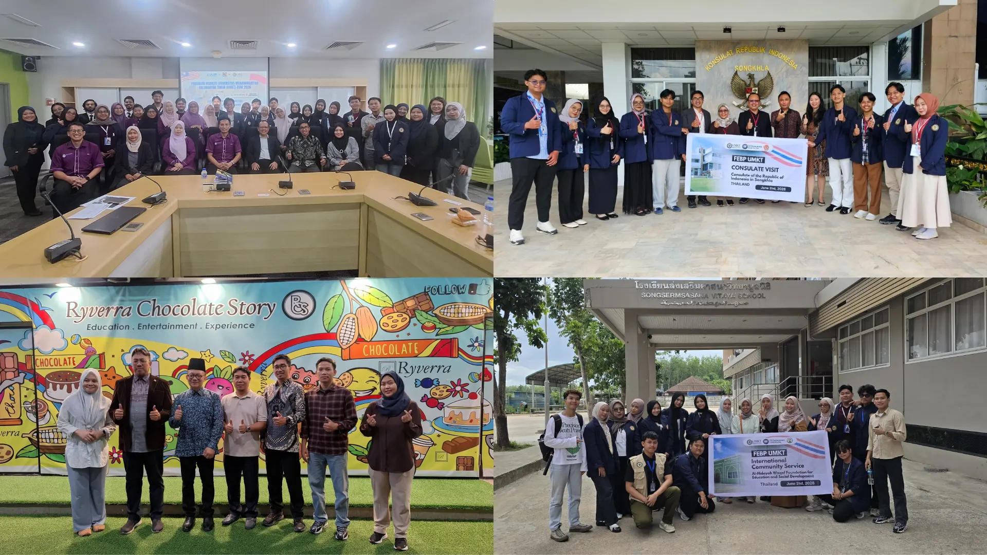 Student Mobility FEBP UMKT ke Thailand dan Malaysia: Wujud Internasionalisasi dan Penguatan Jejaring Global