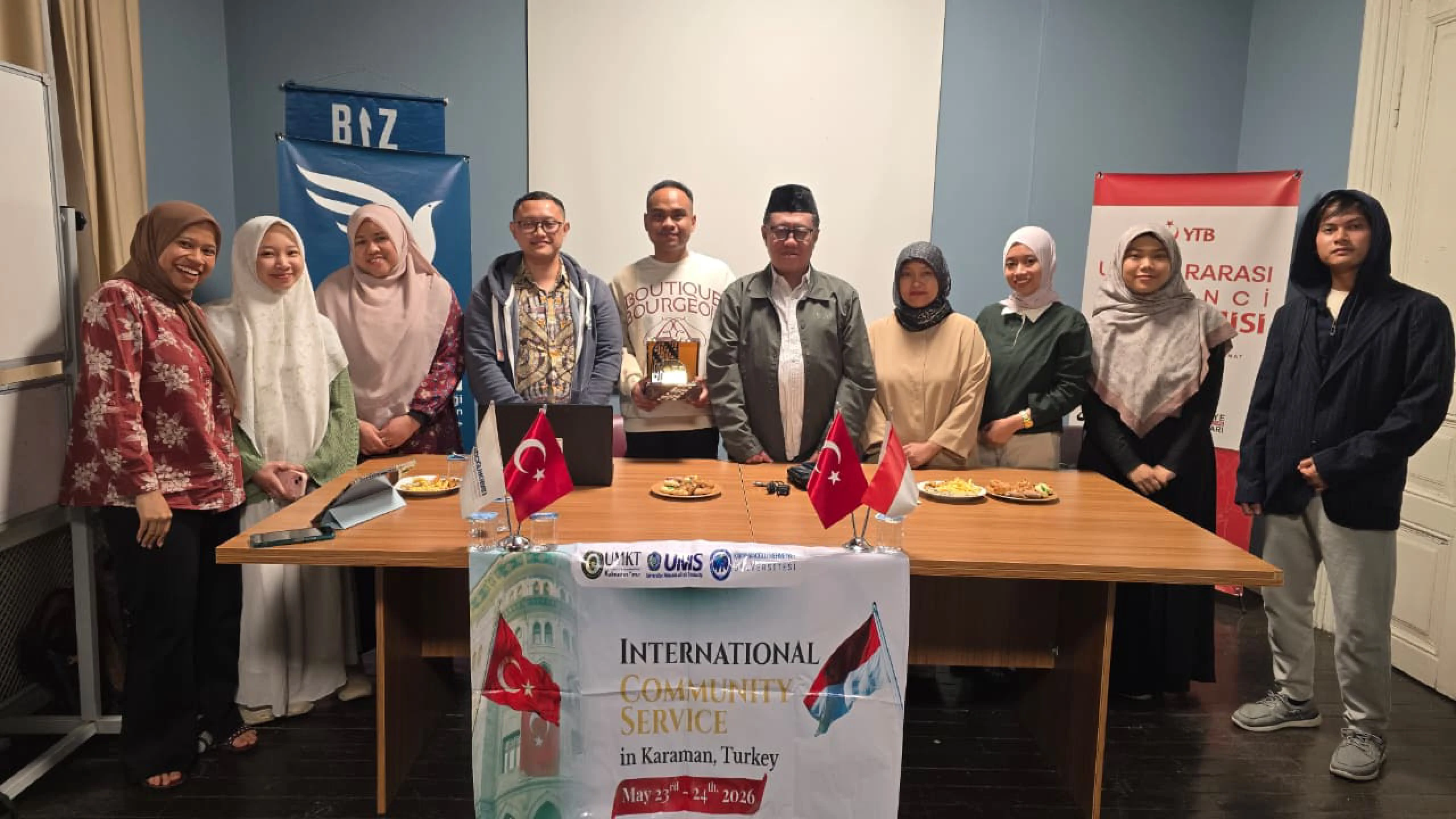 UMKT Berpartisipasi dalam International Community Service Bersama UMS dan KMU di Turki