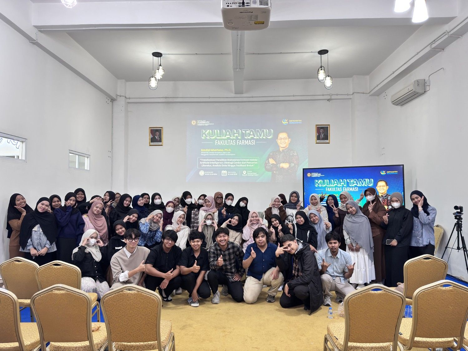 Fakultas Farmasi UMKT Gelar Kuliah Tamu Series 2: Transformasi Penelitian Mahasiswa melalui Artificial Intelligence untuk Meningkatkan Kualitas Publikasi Ilmiah