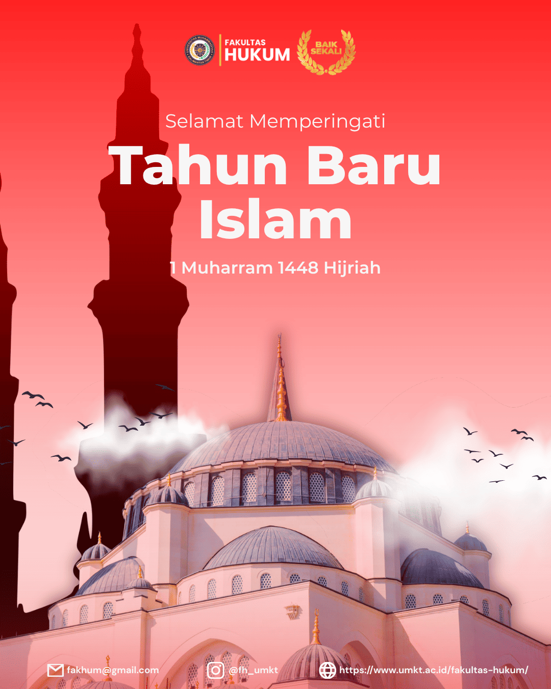 Fakultas Hukum UMKT Mengucapkan Selamat Tahun Baru Islam 1 Muharram 1448 H