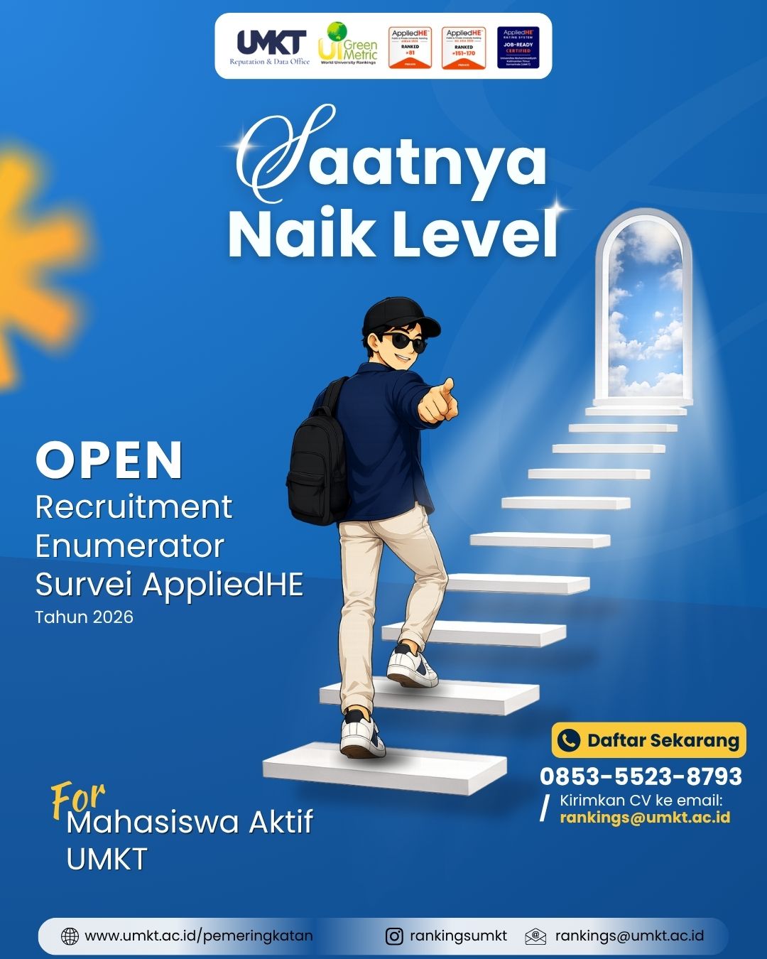 Open Recruitment Enumerator Survei AppliedHE UMKT Tahun 2026