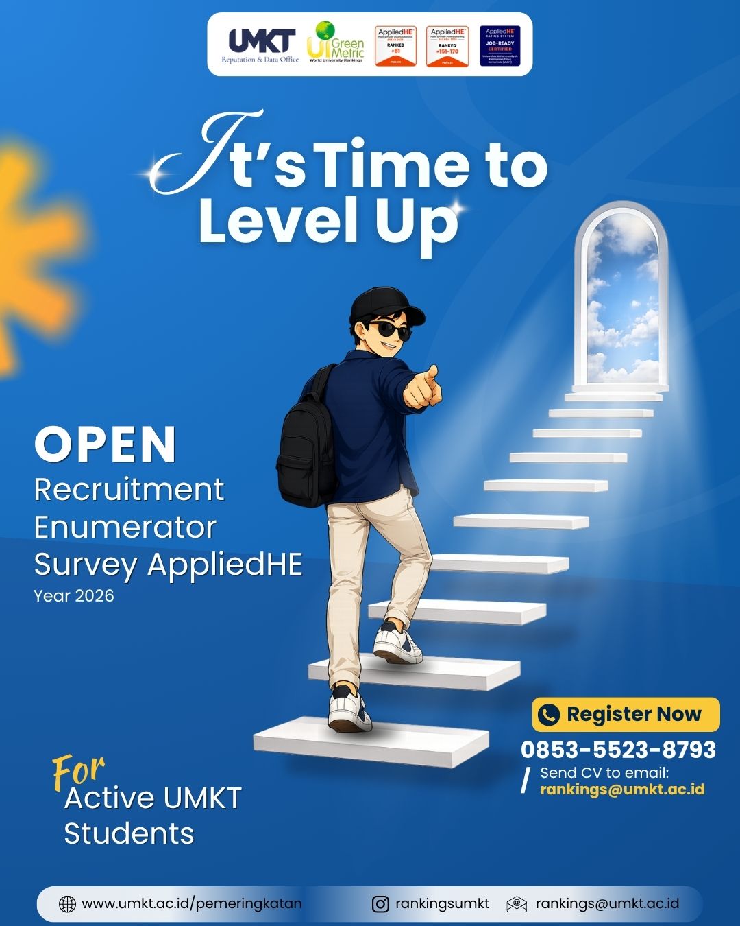 Open Recruitment AppliedHE Survey Enumerator UMKT 2026