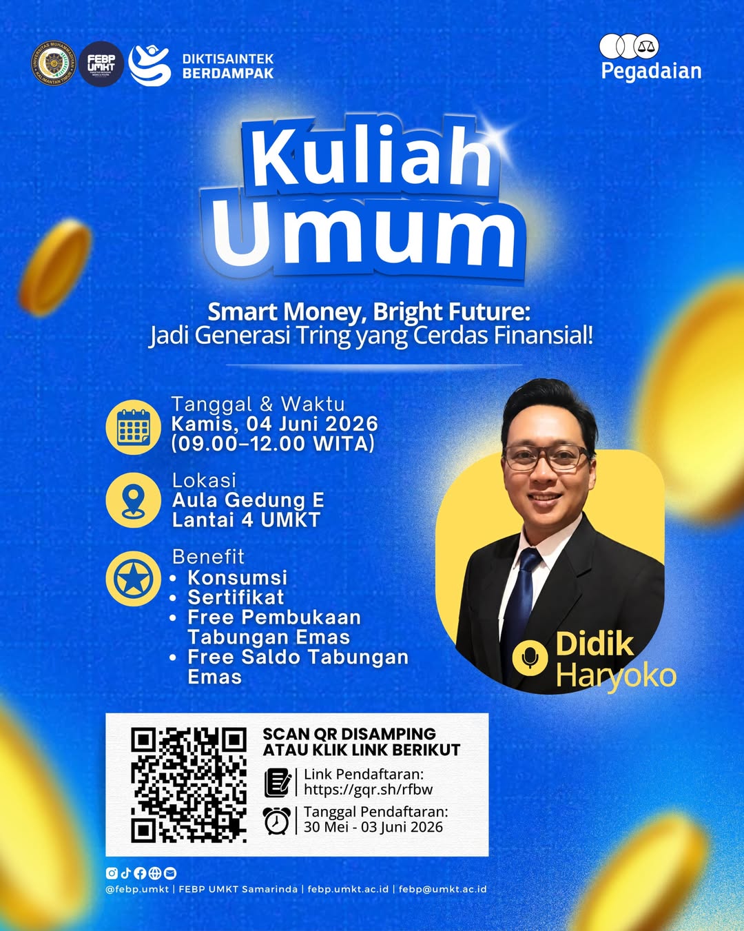 Kuliah Umum Pegadaian “Smart Money, Bright Future: Jadi Generasi Tring yang Cerdas Finansial!”