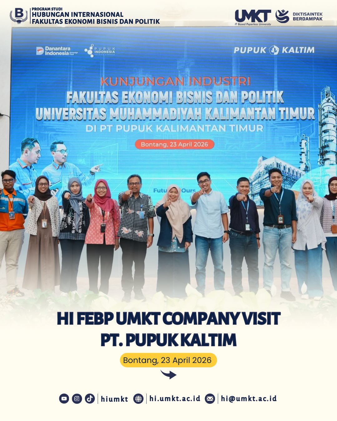 HI FEBP UMKT COMPANY VISIT PT. PUPUK KALTIM